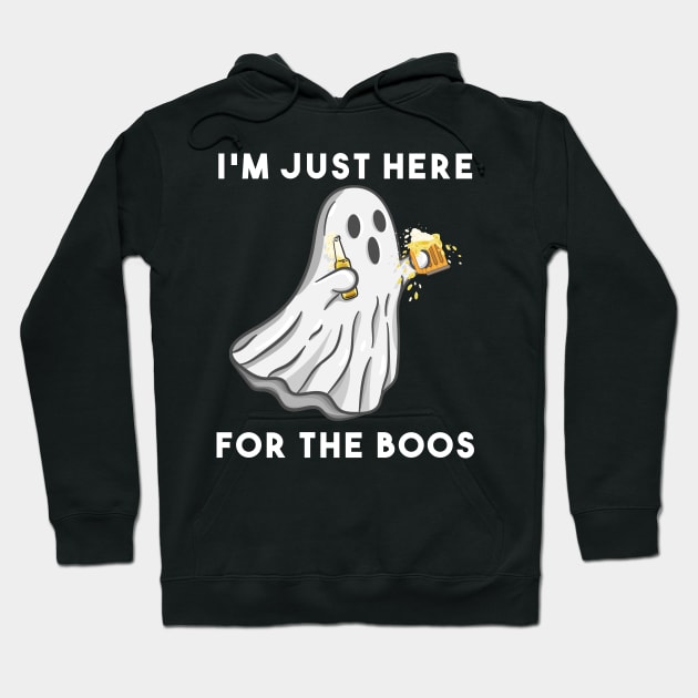 I'm just here for the boos Hoodie by HamilcArt